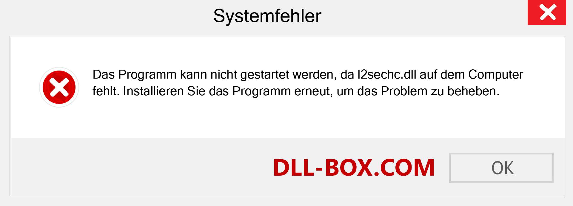 l2sechc.dll-Datei fehlt?. Download für Windows 7, 8, 10 - Fix l2sechc dll Missing Error unter Windows, Fotos, Bildern